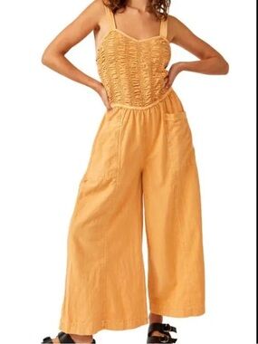 FREE PEOPLE - Forever and always wide leg jumpsuit NWT